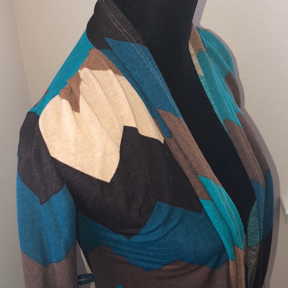 Multi-Colored Fall Cardigan - Picture 4 of 7